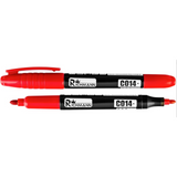 Marker permanent subtire, 2 capete, 4 culori, (set 36 buc), RICHMANN