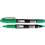 Marker permanent subtire, 2 capete, 4 culori, (set 36 buc), RICHMANN