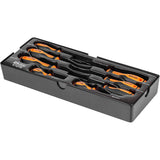 Set surubelnite late si cruce, sertar TIP A (385x150 mm) pentru dulap mobil, PH0-2, 3-6 mm, 45-100 mm, 8 buc, RICHMANN EXCLUSIVE