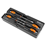 Set surubelnite de impact, late si cruce, sertar TIP A (385x150 mm) pentru dulap mobil, PH2-3, 6-8 mm, 125-150 mm, 4 buc, RICHMA