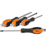 Set surubelnite de impact, late si cruce, sertar TIP A (385x150 mm) pentru dulap mobil, PH2-3, 6-8 mm, 125-150 mm, 4 buc, RICHMA