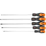 Set surubelnite lungi, late si cruce, sertar TIP A (385x150 mm) pentru dulap mobil, PH0-2, 4-6 mm, 250 mm, 5 buc, RICHMANN