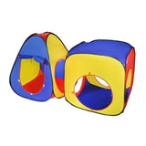 Cort de joaca pentru copii, 3 in 1, igloo si cub, cu tunel, husa, 283x67x92 cm