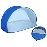 Cort plaja, cu protectie UV, husa, albastru, 150x100x80 cm, Isotrade