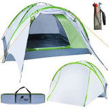 Cort camping, cu baldachin, husa cu maner, 200x320x140 cm, Nevada, Malatec