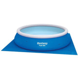 Covor de protectie pentru piscina, suport, PVC, albastru, 396x396 cm, Bestway