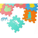 Covor spuma tip puzzle, pentru copii, spuma EVA, 72 piese, 16x16 cm