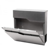 Cutie postala cu loc pentru ziar, inox, 37x10.5x37, Springos