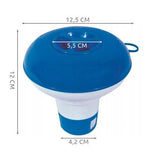 Dozator pastile clor pentru piscina, 2.5 cm, albastru si alb, 12.5x12 cm, Bestway