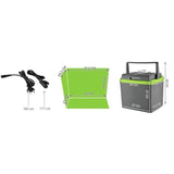 Geanta/lada frigorifica, 2 in 1, racire si incalzire, gri si verde,  12V/220-240V, 28 L, 37x27.5x37 cm, Malatec