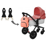 Geanta/rucsac pentru mamici, bebelus, impermeabila, roz, 30 L, max 15 kg, 30x50 cm, Isotrade