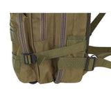 Ghiozdan/rucsac tactic, 5 compartimente, poliester 600D, verde, 20 L, 29x20x45 cm, Isotrade