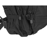 Ghiozdan/rucsac tactic, 5 compartimente, poliester 600D, negru, 38 L, 37x29x55 cm, Isotrade