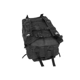 Ghiozdan/rucsac tactic, 5 compartimente, poliester 600D, negru, 38 L, 37x29x55 cm, Isotrade