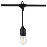 Ghirlanda tip sirag de becuri, LED, 220-240V, IP44, 4 cm, 5 m