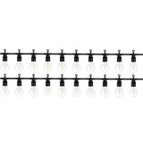 Ghirlanda tip sirag de becuri, 20 LED, 220-240V, IP44, 6 cm, 10 m