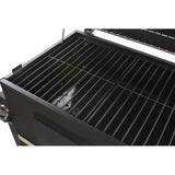 Gratar gradina, grill dreptunghiular, cu roti, capac, raft, suflanta, 113.5x57x117 cm