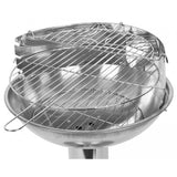 Gratar gradina, grill rotund, reglabil, cu picior, 40x68 cm, Capri