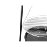 Gratar gradina, suspendat, grill rotund, cu trepied 152 cm, 46 cm, Kaminer