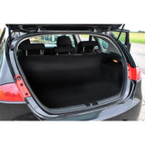 Husa auto pentru protectie si transport caini si pisici, poliester + PVC, impermeabila, negru, 144x144 cm