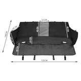 Husa bancheta auto pentru protectie si transport caini si pisici, impermeabila, negru, 135x140 cm