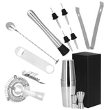 Kit pentru barmani, cocktail shaker, inox, set 14 piese, 600/750 ml, Springos