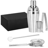 Kit pentru barmani, cocktail shaker, inox, set 5 piese, 550 ml, Springos