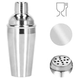 Kit pentru barmani, cocktail shaker, inox, set 5 piese, 550 ml, Springos