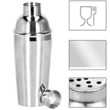 Kit pentru barmani, cocktail shaker, inox, set 6 piese, 550 ml, Springos