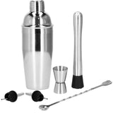 Kit pentru barmani, cocktail shaker, inox, set 6 piese, 550 ml, Springos