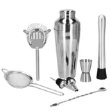 Kit pentru barmani, cocktail shaker, inox, set 8 piese, 550 ml, Springos