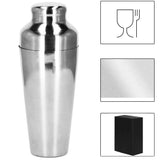 Kit pentru barmani, cocktail shaker, inox, set 8 piese, 550 ml, Springos