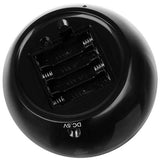 Lampa de noptiera cu proiector, pentru copii, cupola rotativa, 2 moduri, negru, 230V/4xAAA, 11.5x10 cm