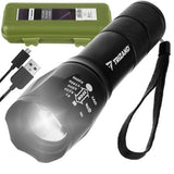 Lanterna aluminiu, LED CREE, Powerbank, zoom, 5 W, USB, Trizand 