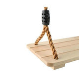 Leagan pentru copii, lemn, max 45 kg, 40x16x100/170 cm