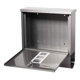 Cutie postala cu loc pentru ziar, inox, 30.5x9.5x33.5 cm, Springos