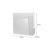 Cutie postala cu loc pentru ziar, inox, 37x10.5x37 cm, Springos