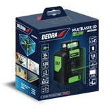 Nivela laser 1D, verde, suport magnetic, 30 m, Dedra