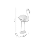 Decoratiune gradina, plastic, flamingo, 22x60x93 cm