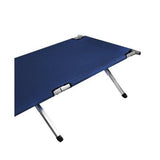 Pat pliabil camping, gradina, pescuit, poliester, structura metalica, bleumarin, max 110 kg, 186x70x43, Malatec