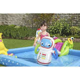 Piscina gonflabila pentru copii, de joaca, cu tobogan, 228x206x84 cm, Bestway Little Astronaut
