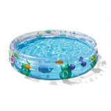 Piscina gonflabila pentru copii, rotunda, model acvatic, 152x30 cm, Bestway Deep Dive