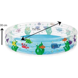 Piscina gonflabila pentru copii, rotunda, model acvatic, 152x30 cm, Bestway Deep Dive