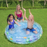 Piscina gonflabila pentru copii, rotunda, model acvatic, 152x30 cm, Bestway Deep Dive