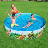 Piscina perete rigid, pentru copii, rotunda, PVC, 183x38 cm, Bestway Odyssey