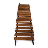 Poteca de gradina din lemn, maro, 50x200 cm
