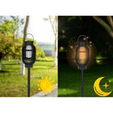 Lampa solara pentru gradina, tip lampion, LED, 12.8x12.8x67 cm