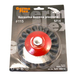 Perie sarma, circulara, cu toroane, M14, 115 mm