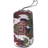 Sac de dormit, turistic, 2 in 1, camuflaj, 210x73 cm, Springos