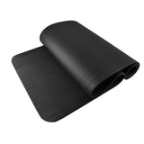 Saltea pentru yoga, fitness, curea transport, neagra, 181x61.5x1 cm, Isotrade